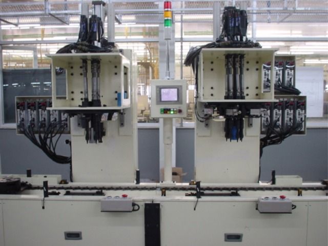 Automotive A/C compressor assembly lines